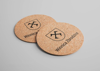 EKO podkładki pod kubek wykonane z korka