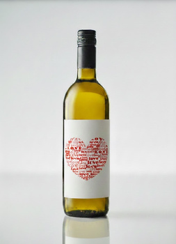 14 Luty Walentynki, wino białe wytrawne